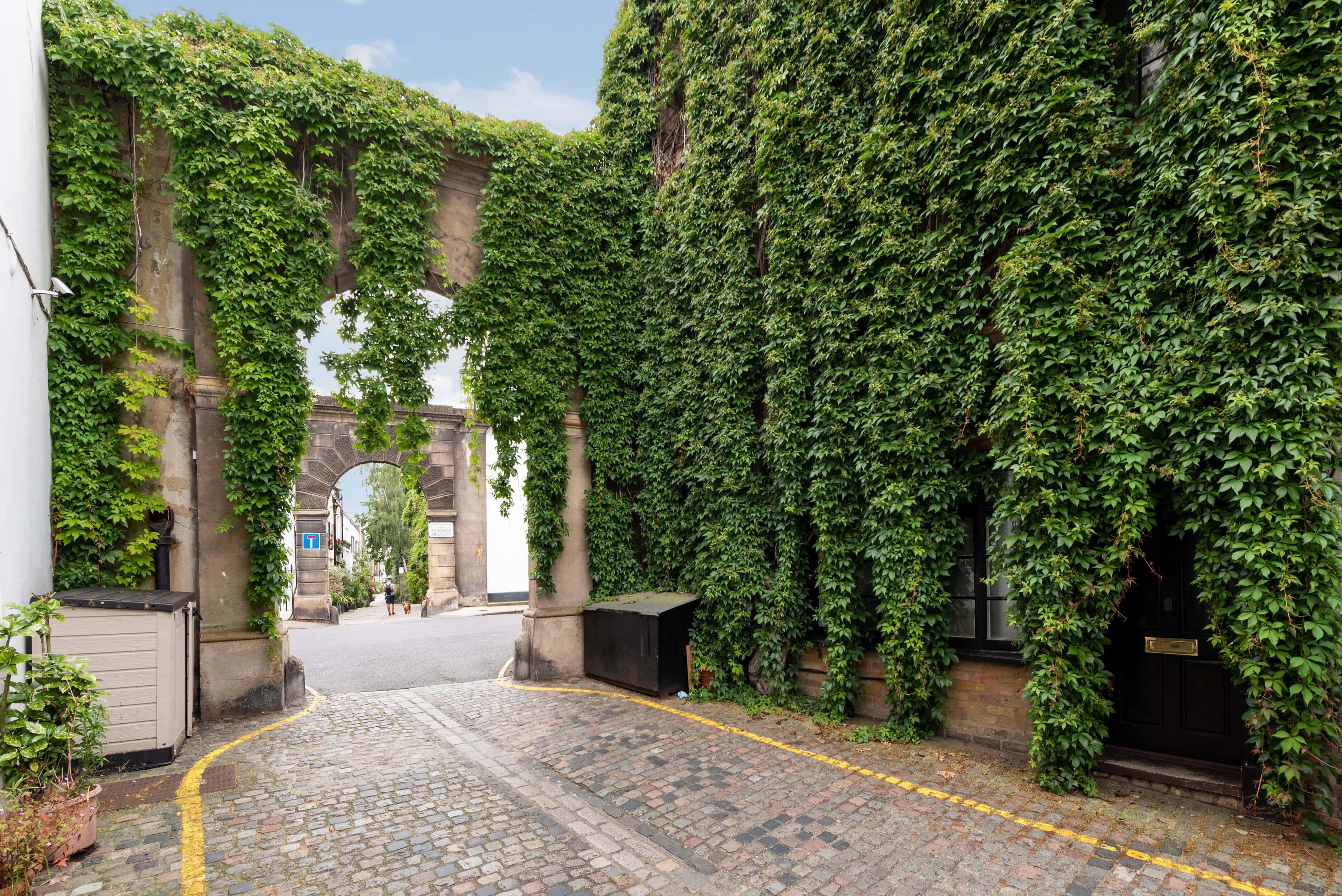 The arch in Kynance Mews, is one of the most photographed in London
