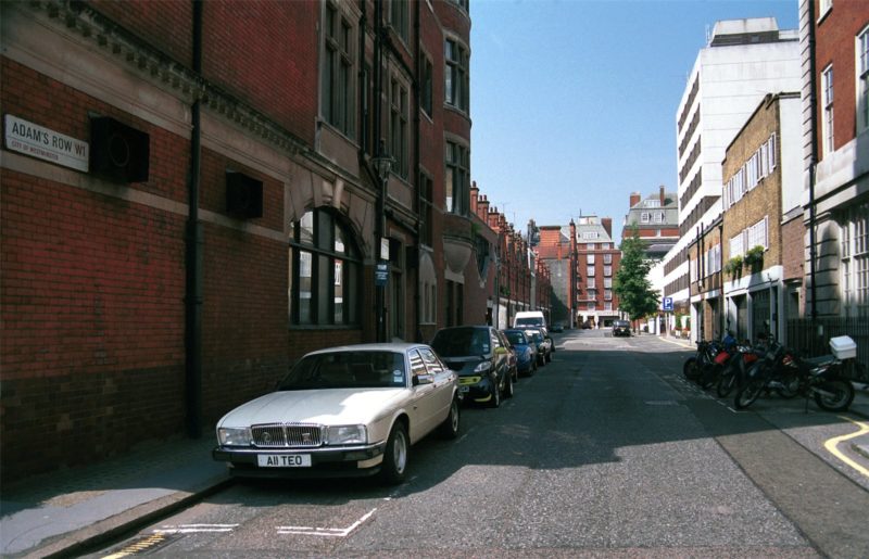 Adam's Row in Mayfair