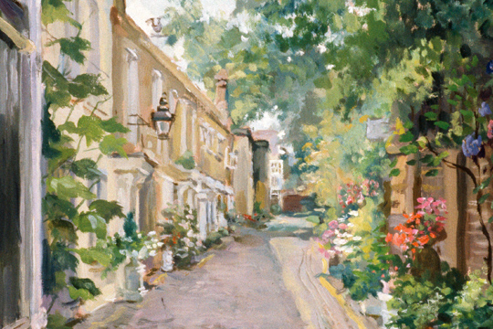 Painting of London Mews