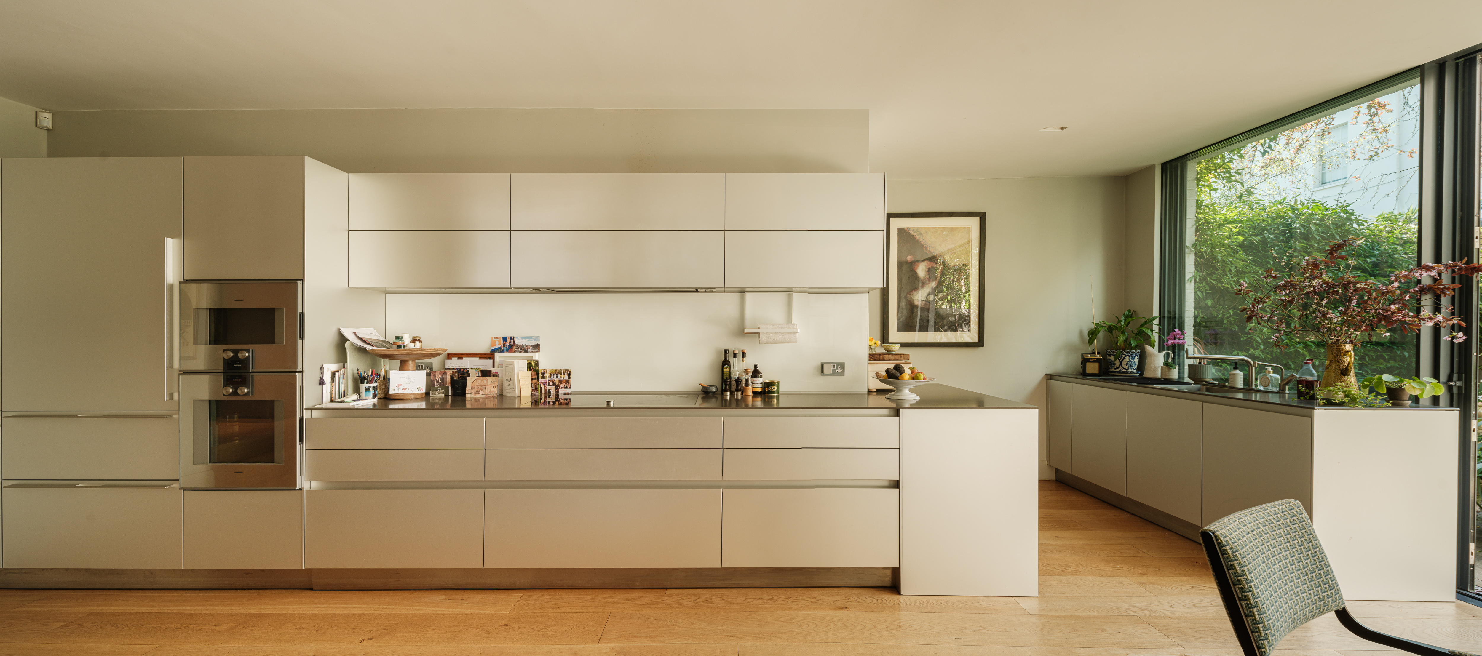Open Plan Kitchen In London Mews Property