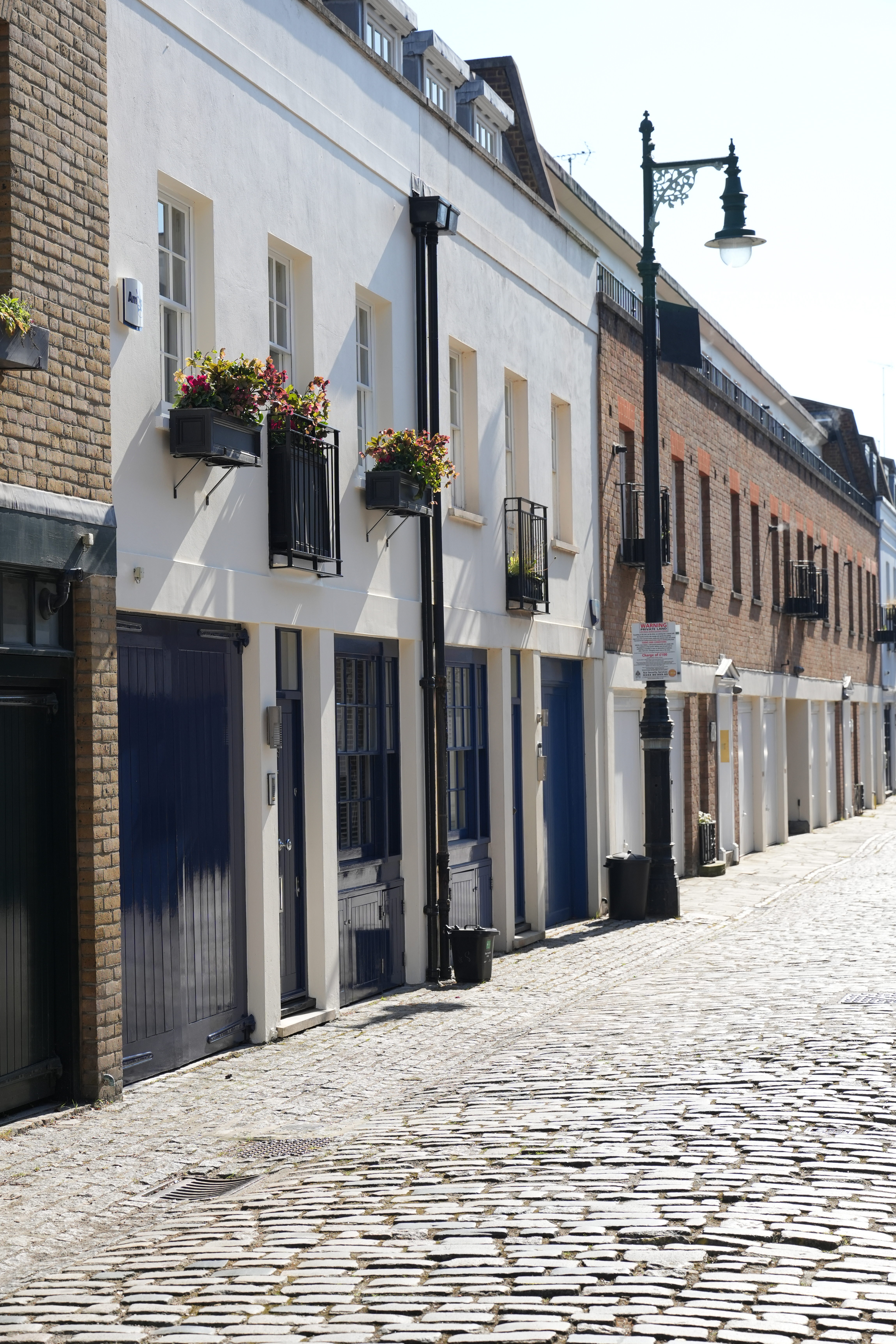 A Row Of Mews Houses In Belgravia