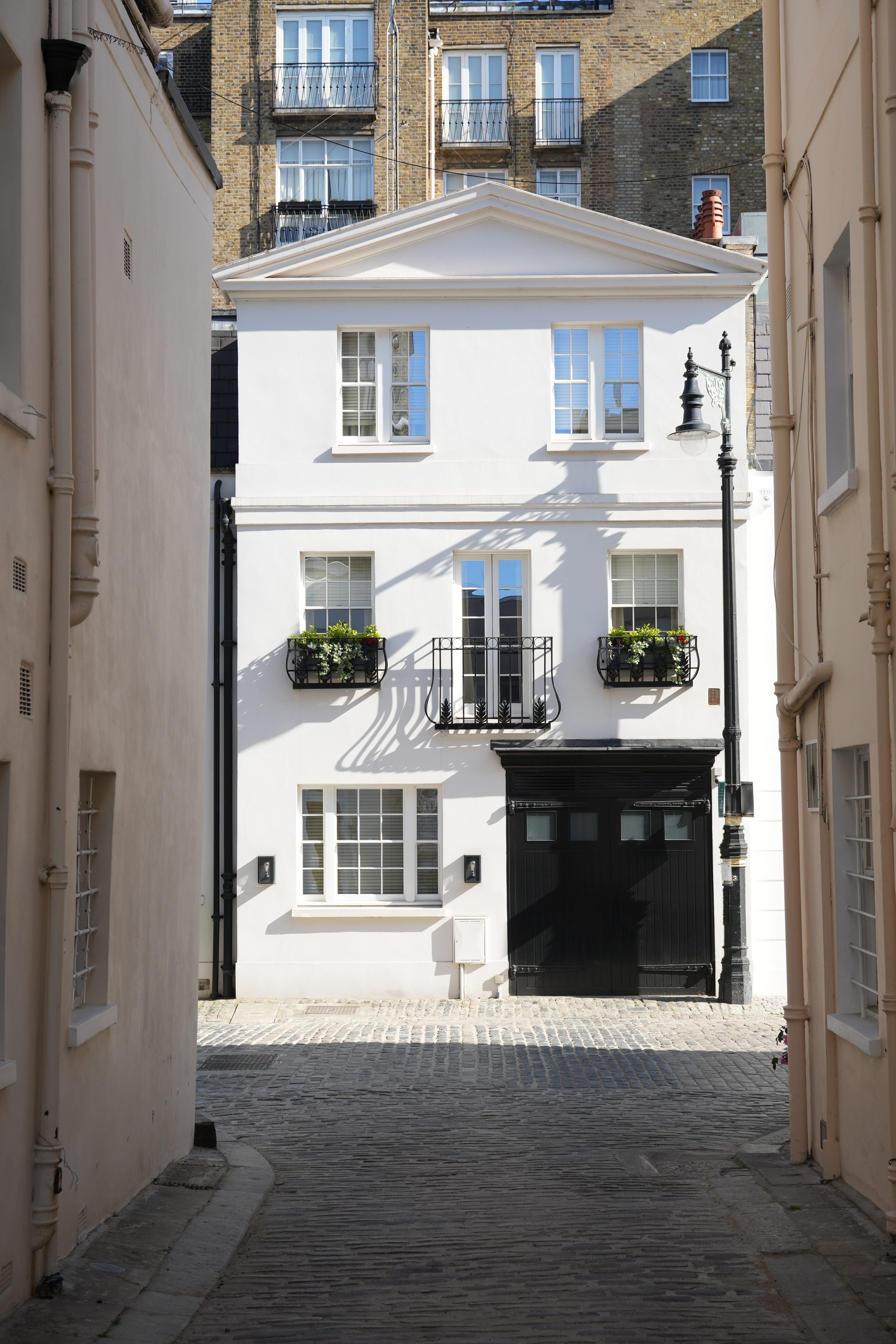 A Black And White Mews House