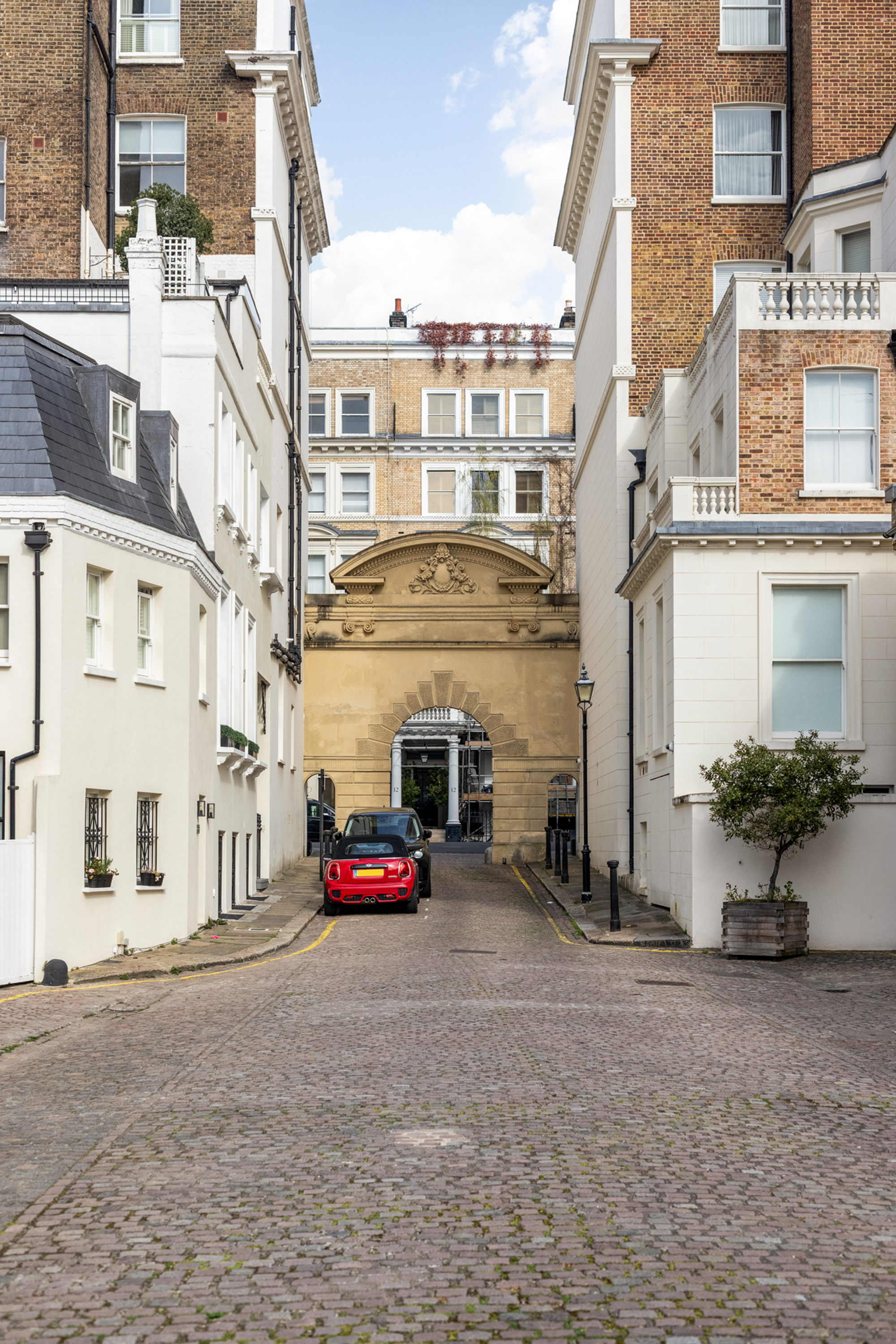 Arch in a mews street
