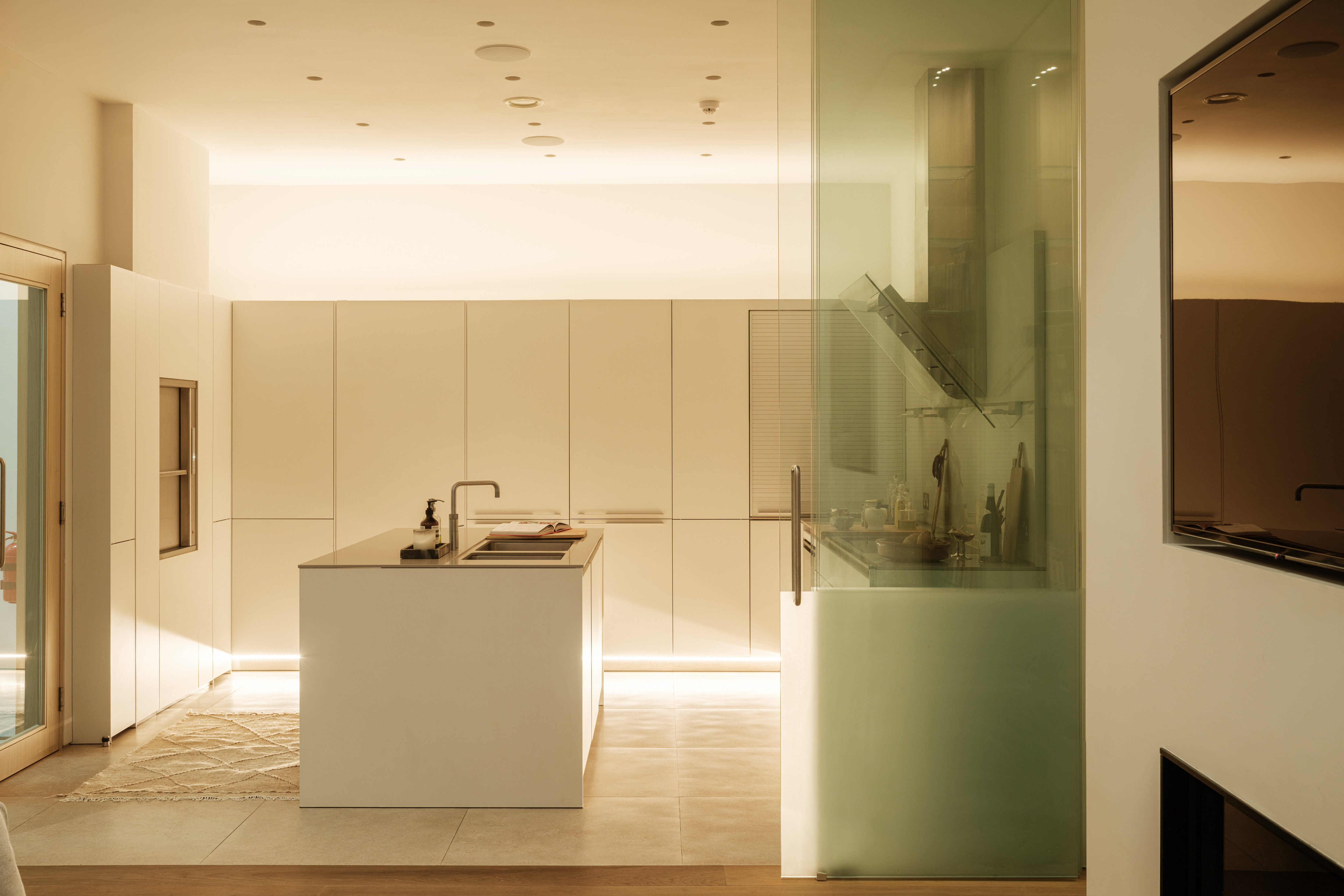 Open plan kitchen