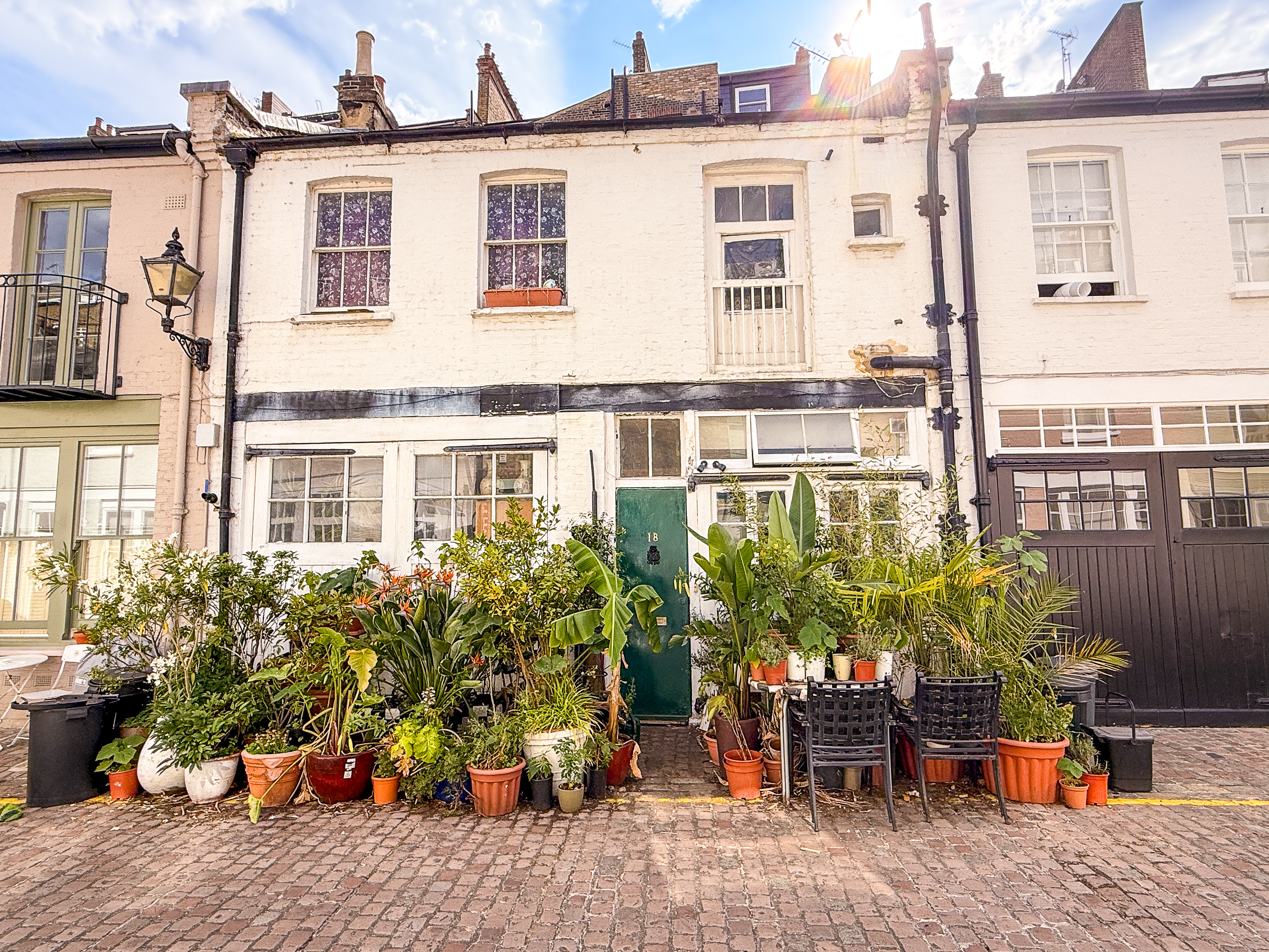 Mews House With Flowers