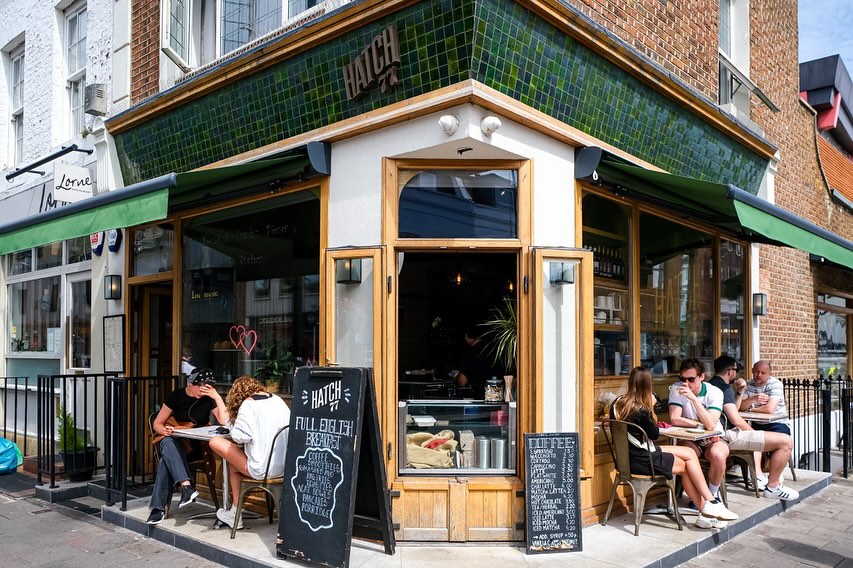 The outside of a restaurant in Pimlico