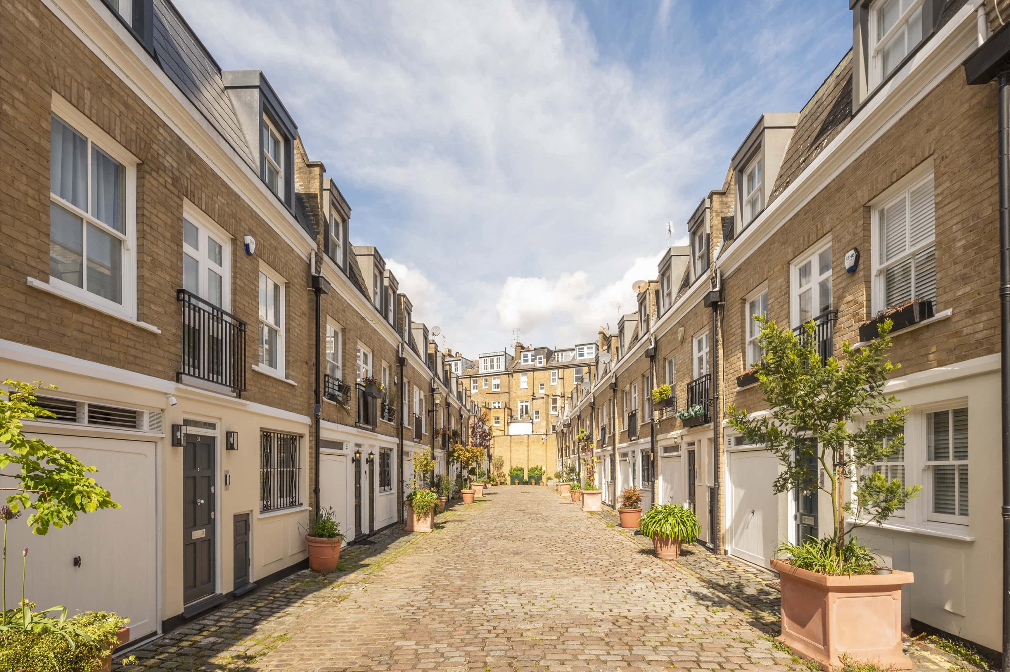 A Pretty Mews Street In Maida Vale