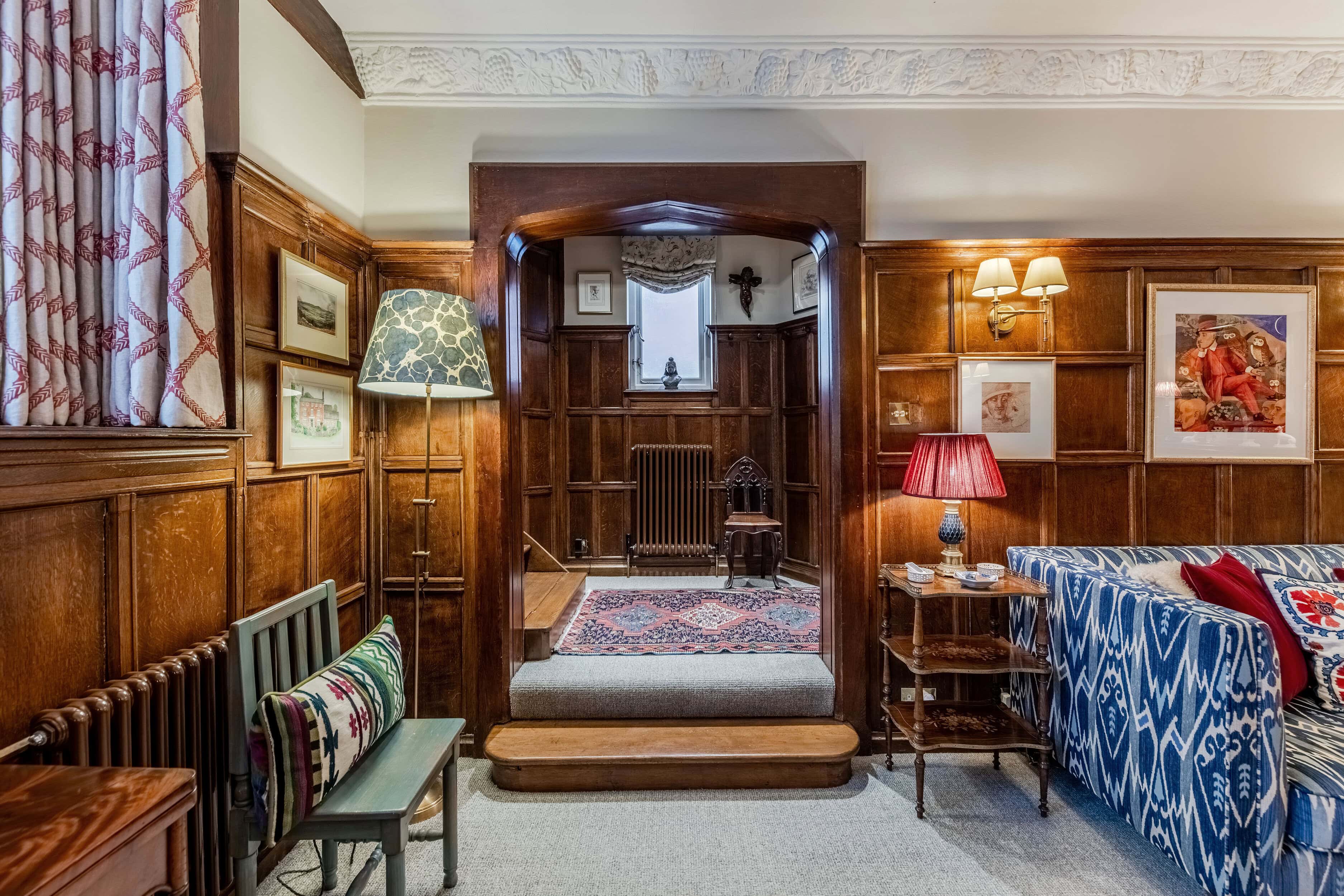 The inside of a mews property