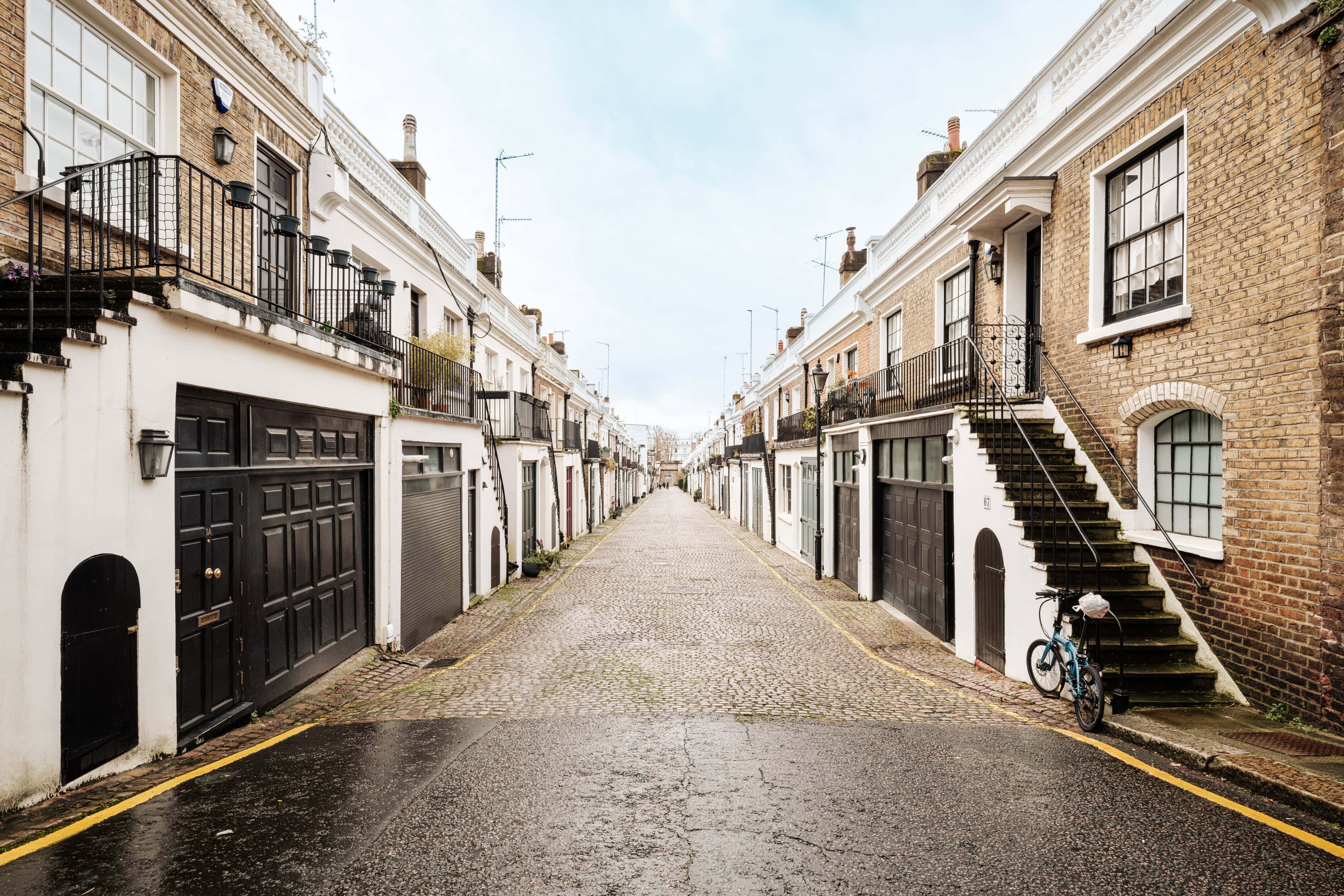 A mews street in London