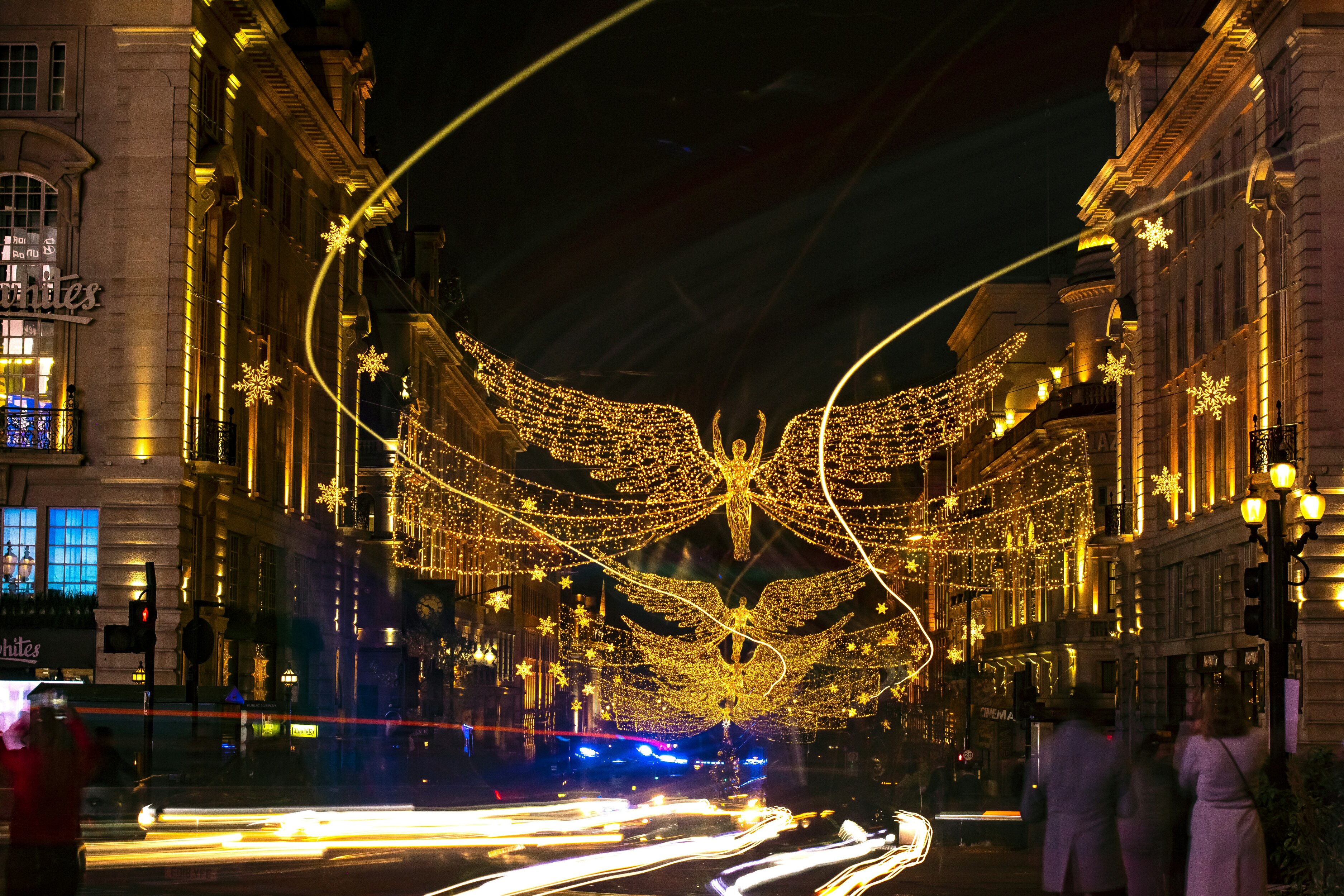 Christmas lights in London