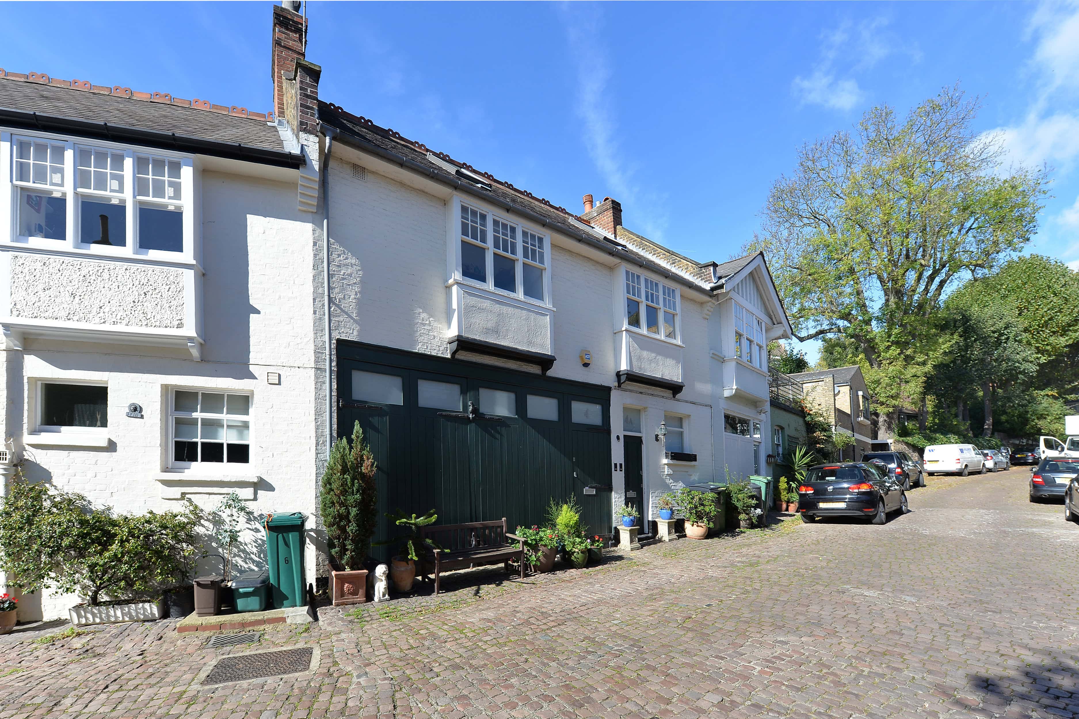 Mews streets in Hampstead