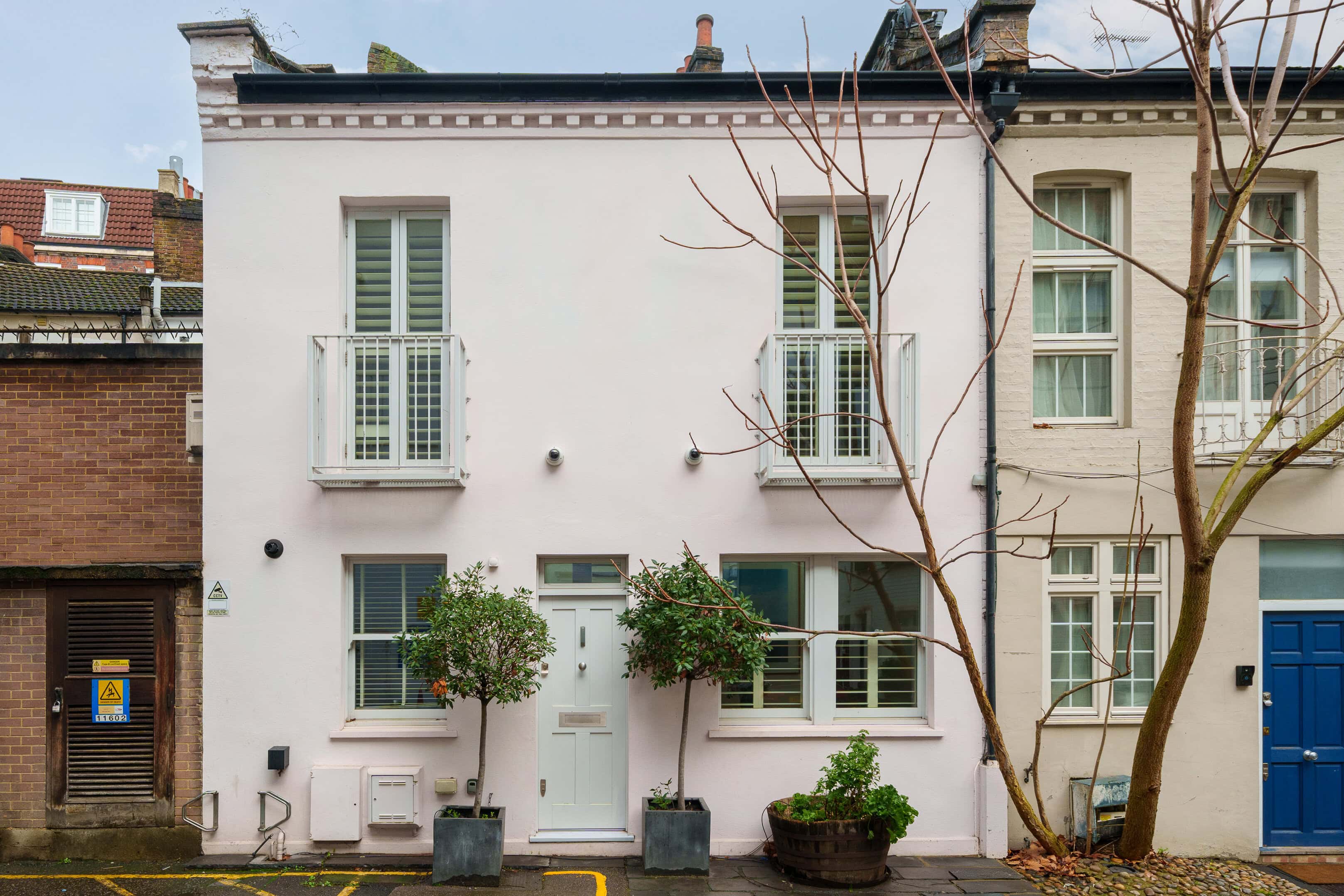 A mews property in a mews street