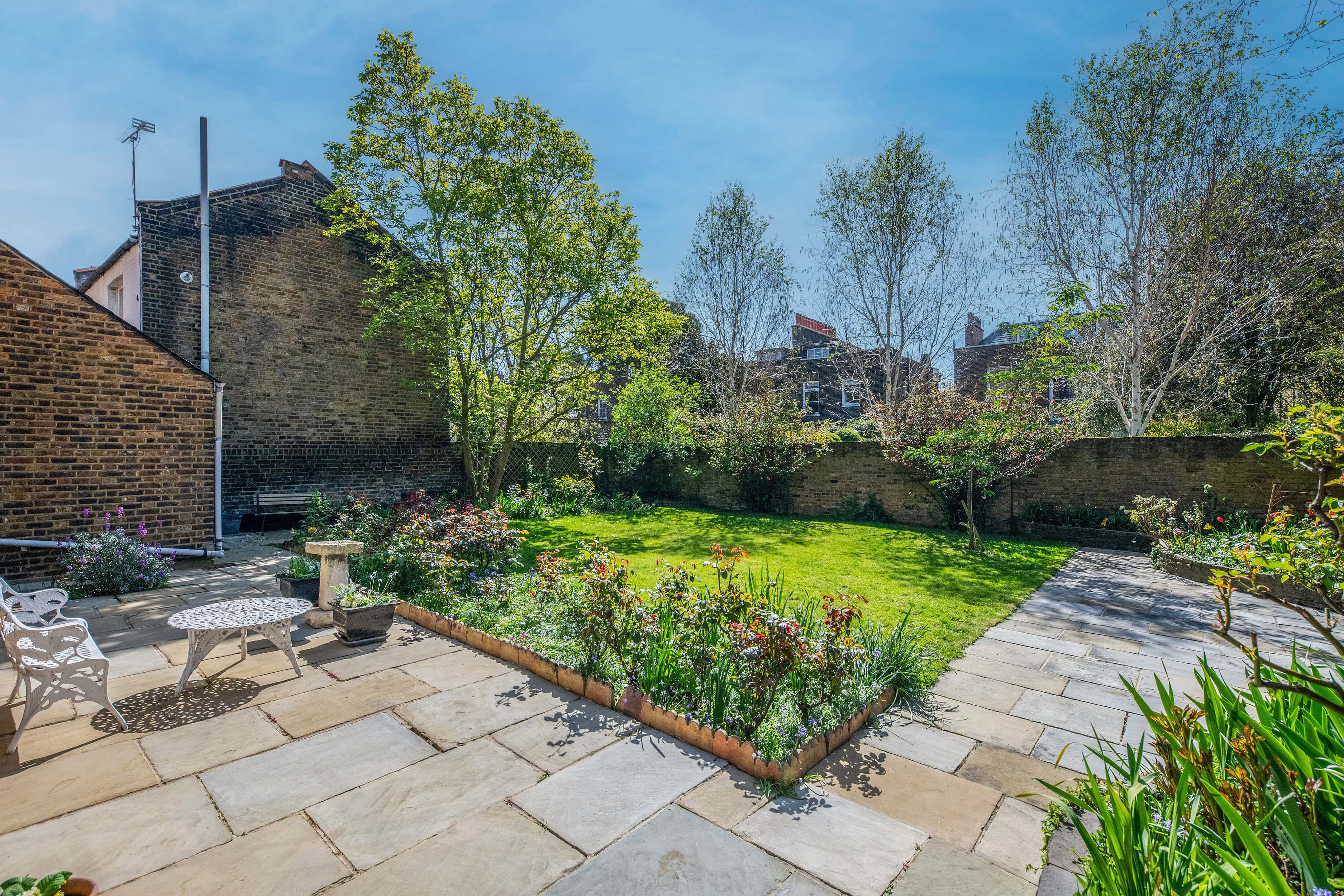 A garden in a mews property