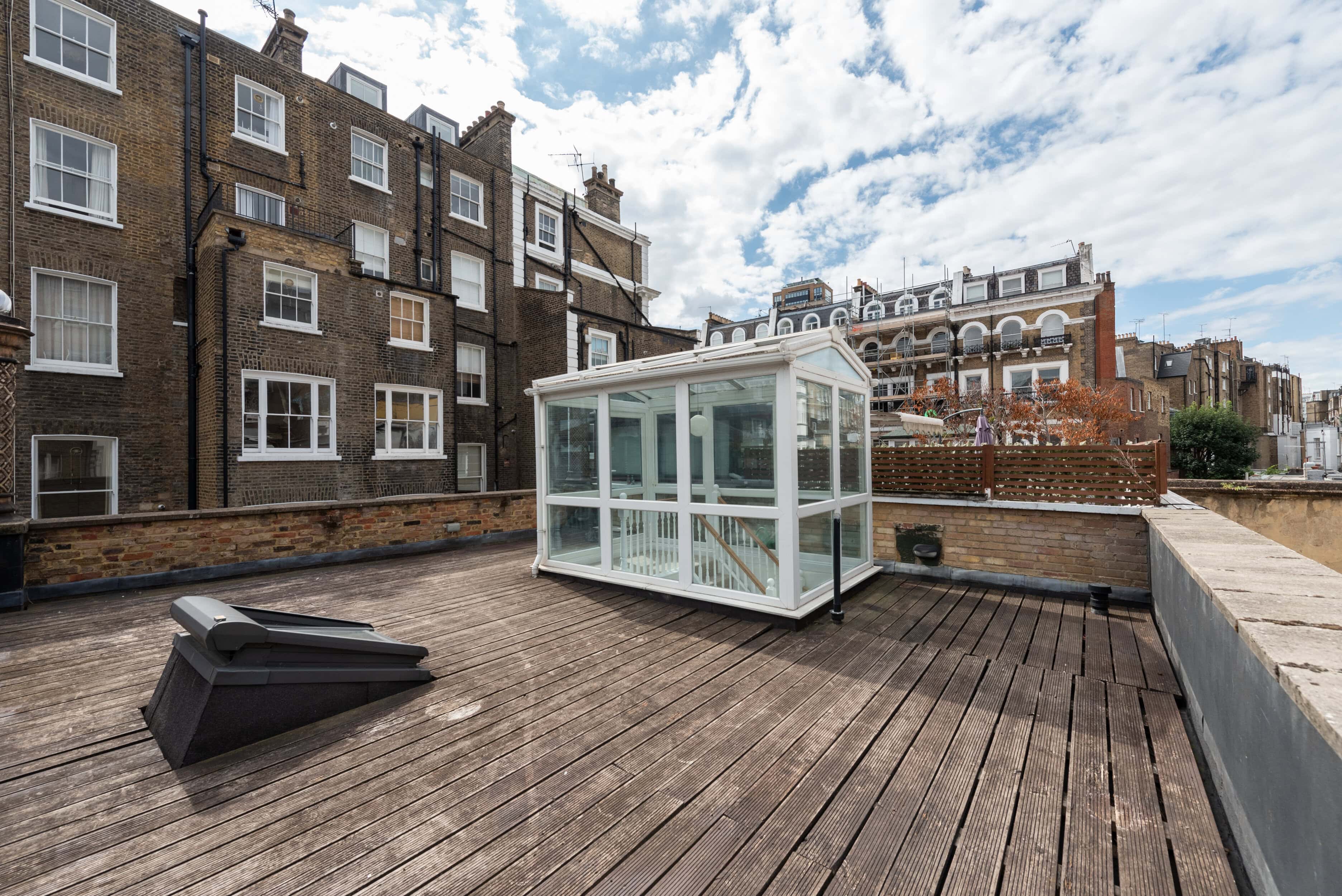 A terrace on a Mews Property