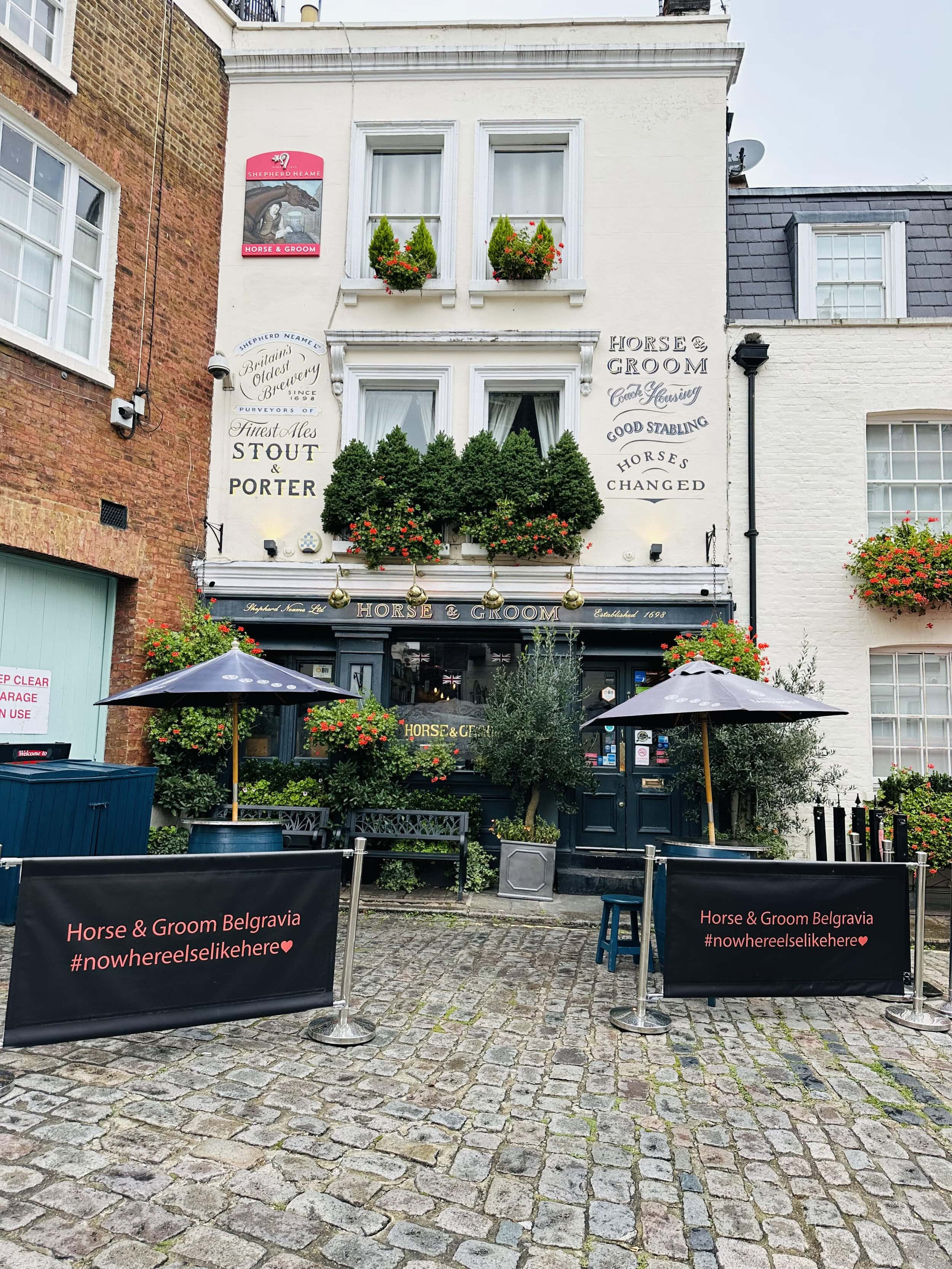 A pub in one of London's mews streets