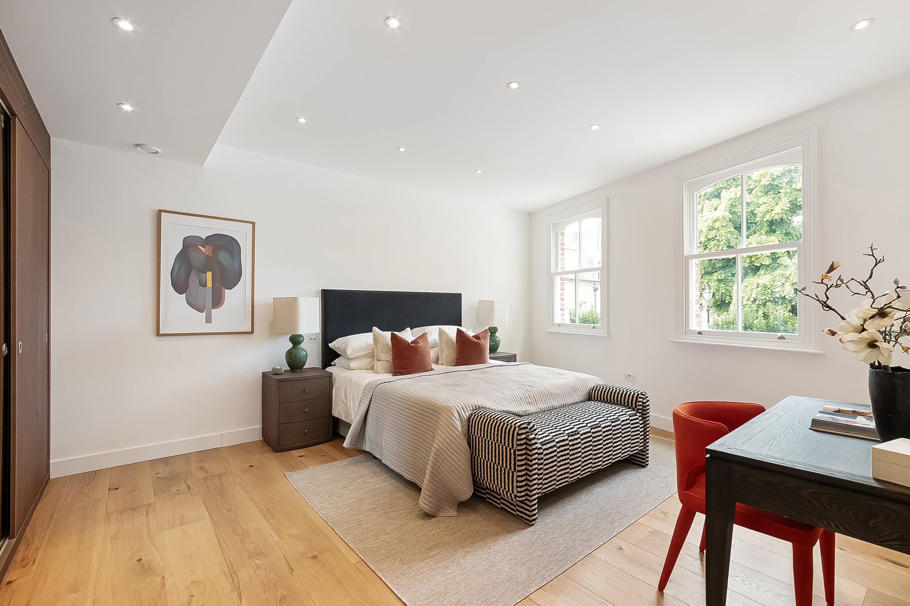 Bedroom in a mews property