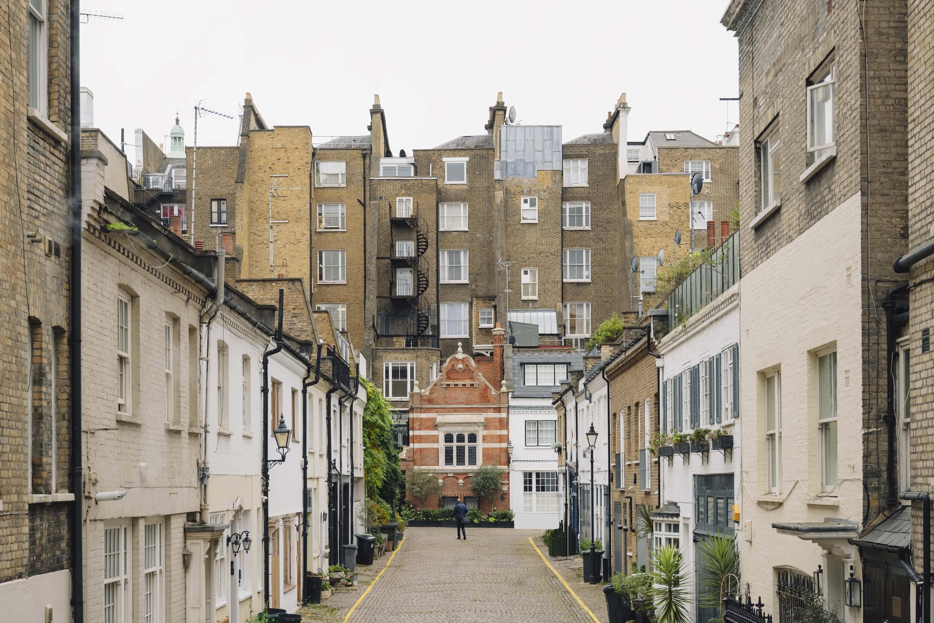 A mews street in Marylebone one of London's best mews streets