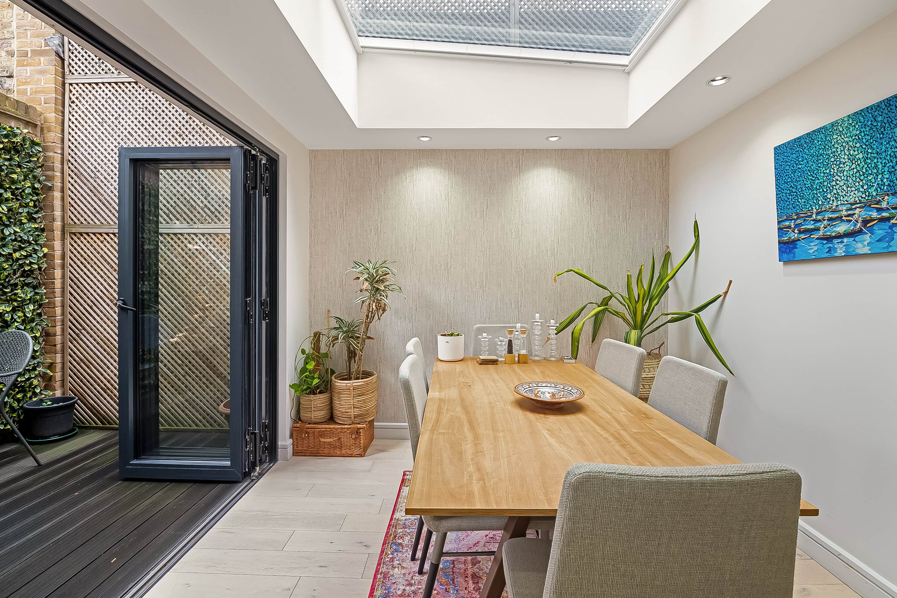 The inside of a mews property