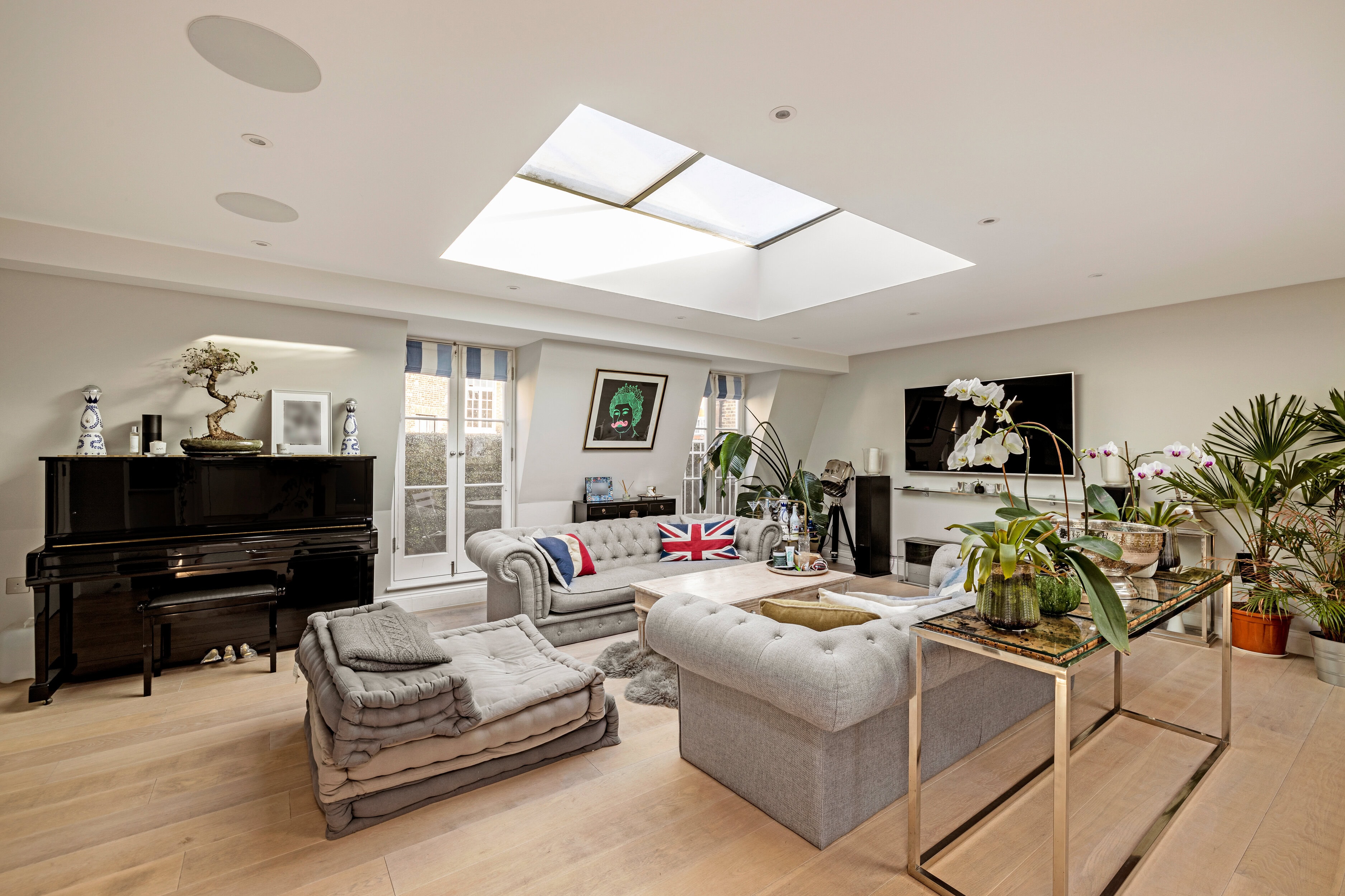 The inside of Marylebone mews properties