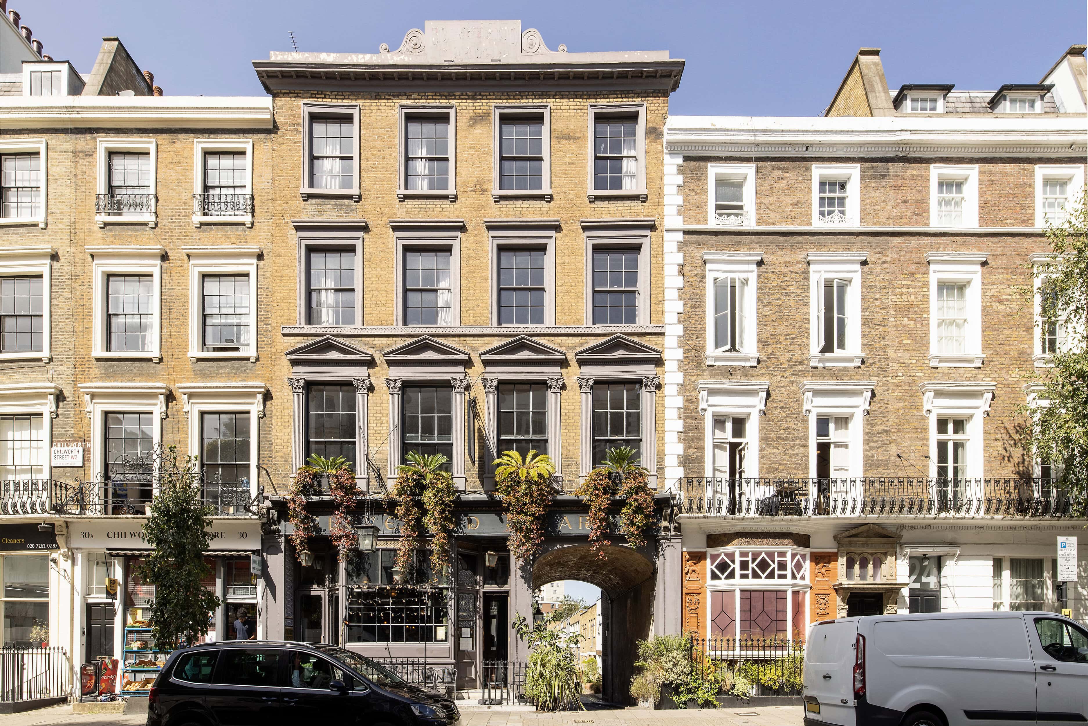 The Cleveland Arms, just outside of Gloucester Mews West, W2.