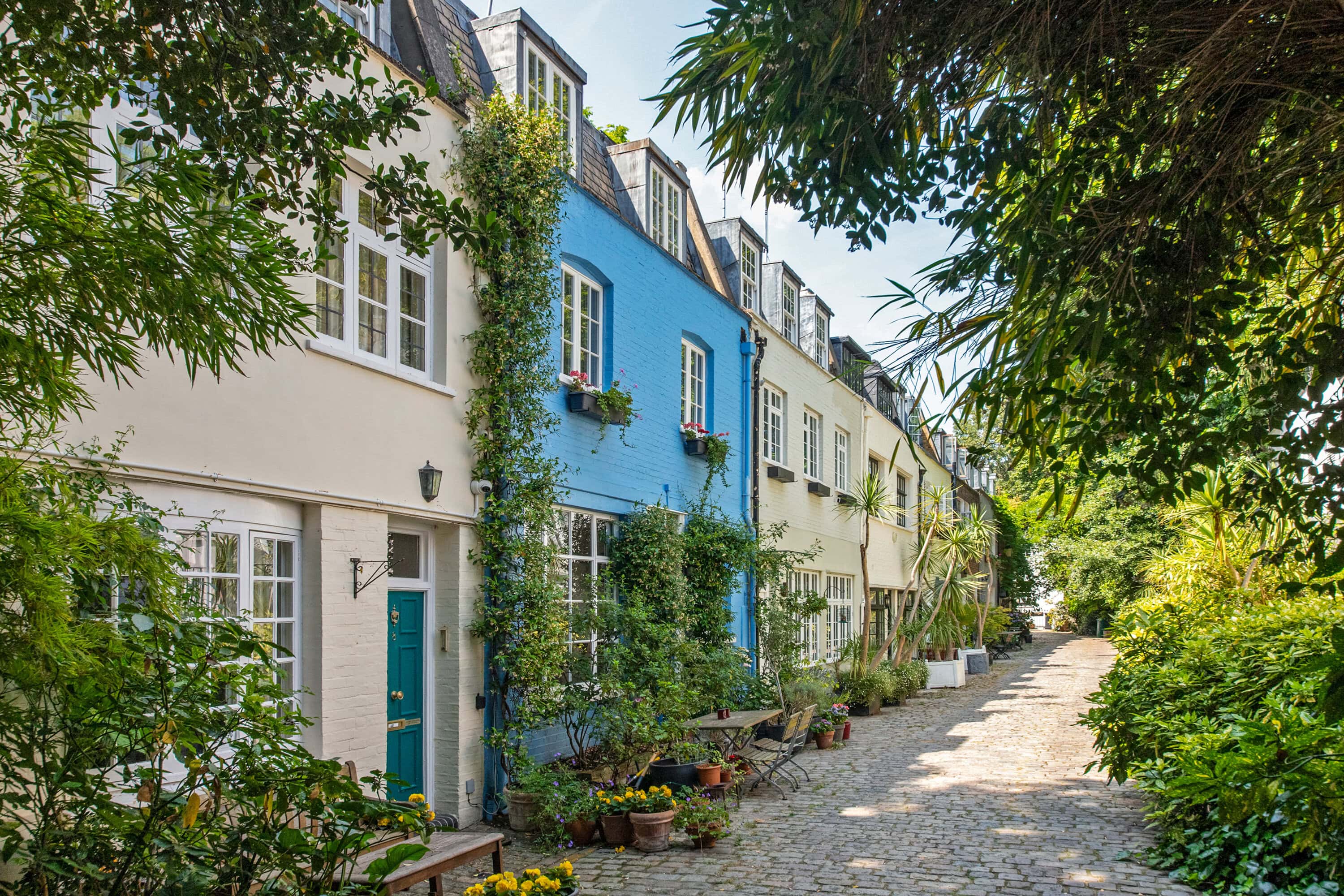 A rare opportunity: this Albion Mews home for sale is located in arguably the most beautiful mews in W2.