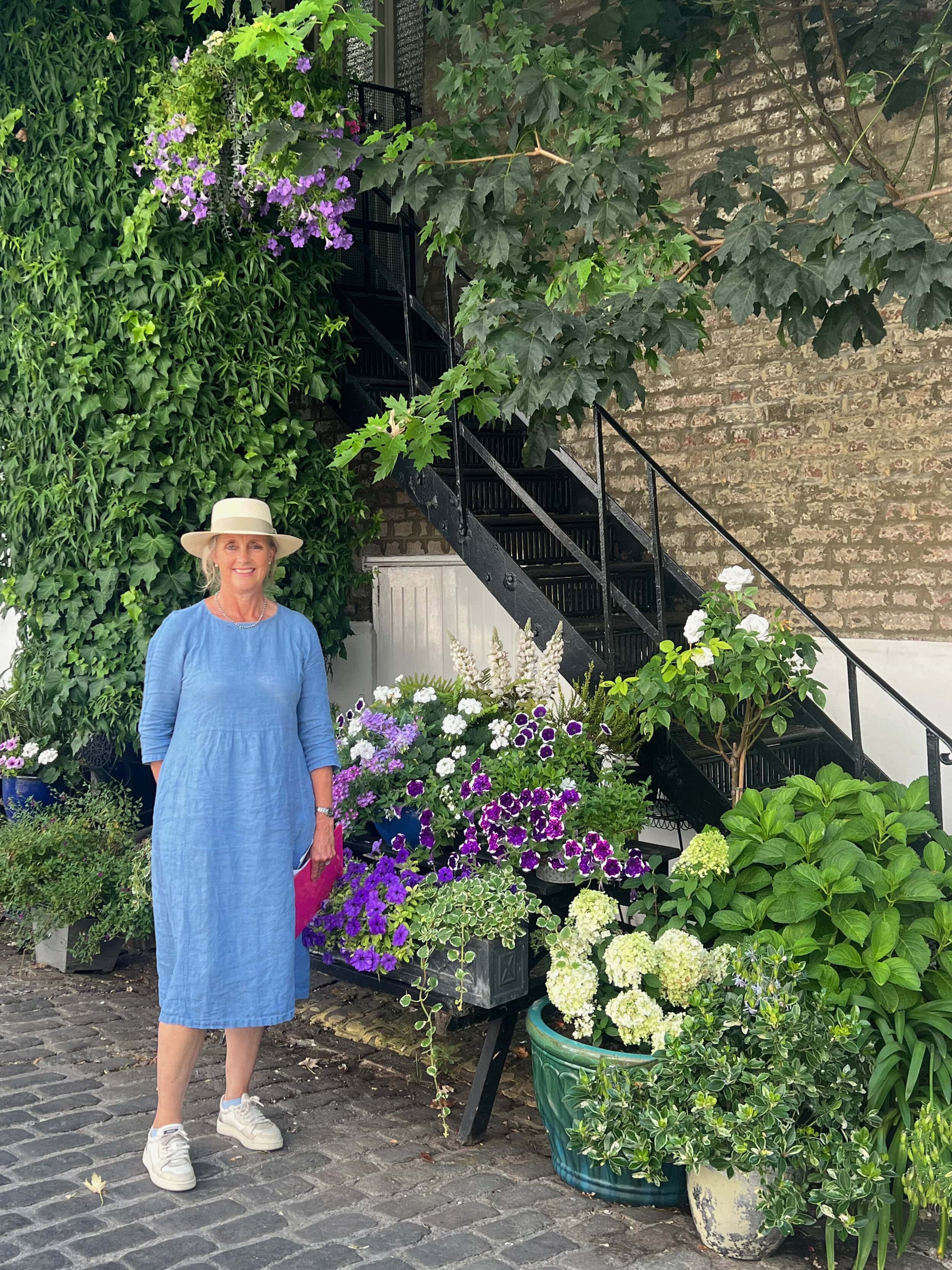 Alexandra Gray, the judge of our Mews in Bloom competition