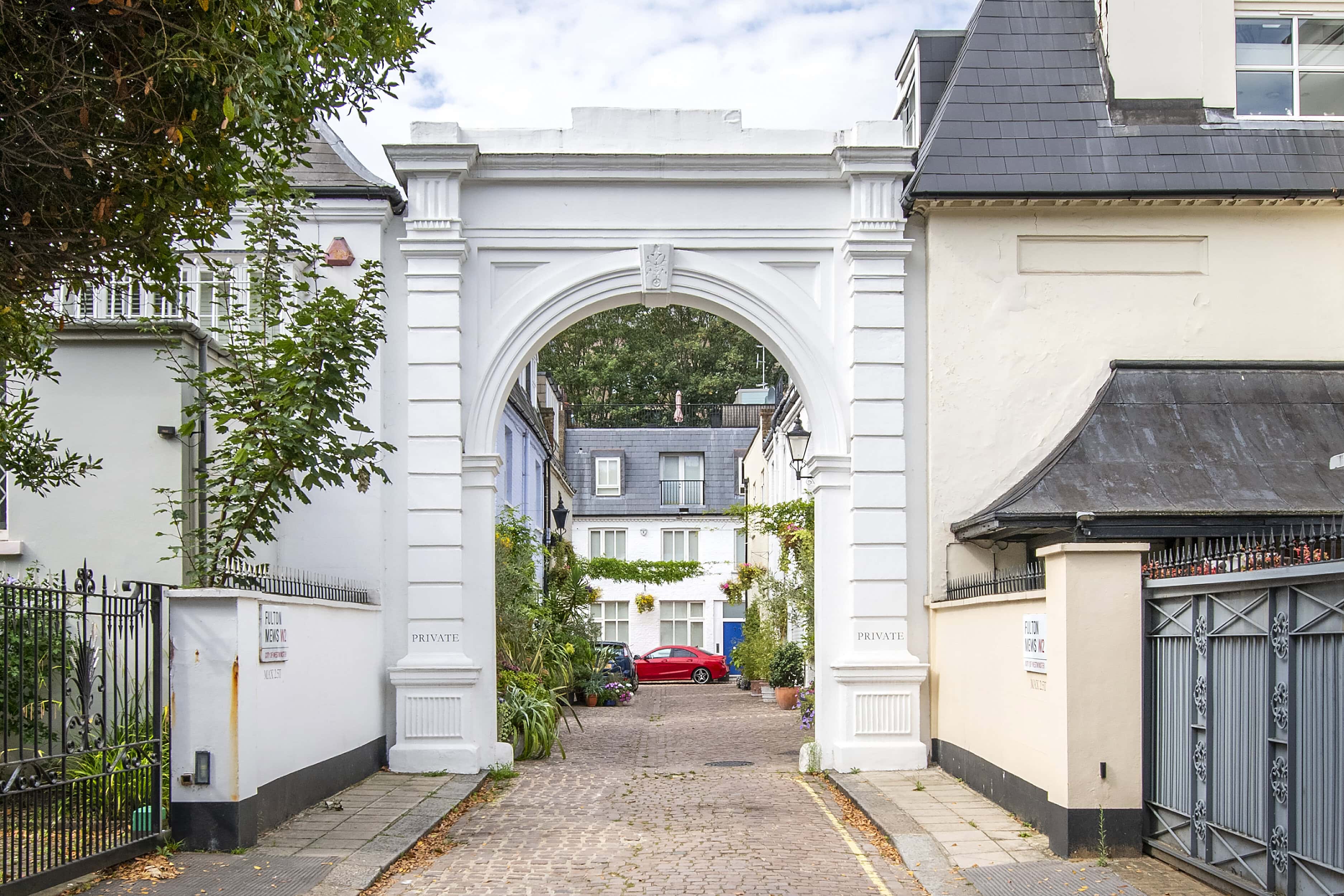 Fulton Mews is an attractive cobbled cul-de-sac of substantial period homes, quietly tucked away off Porchester Terrace in Bayswater.