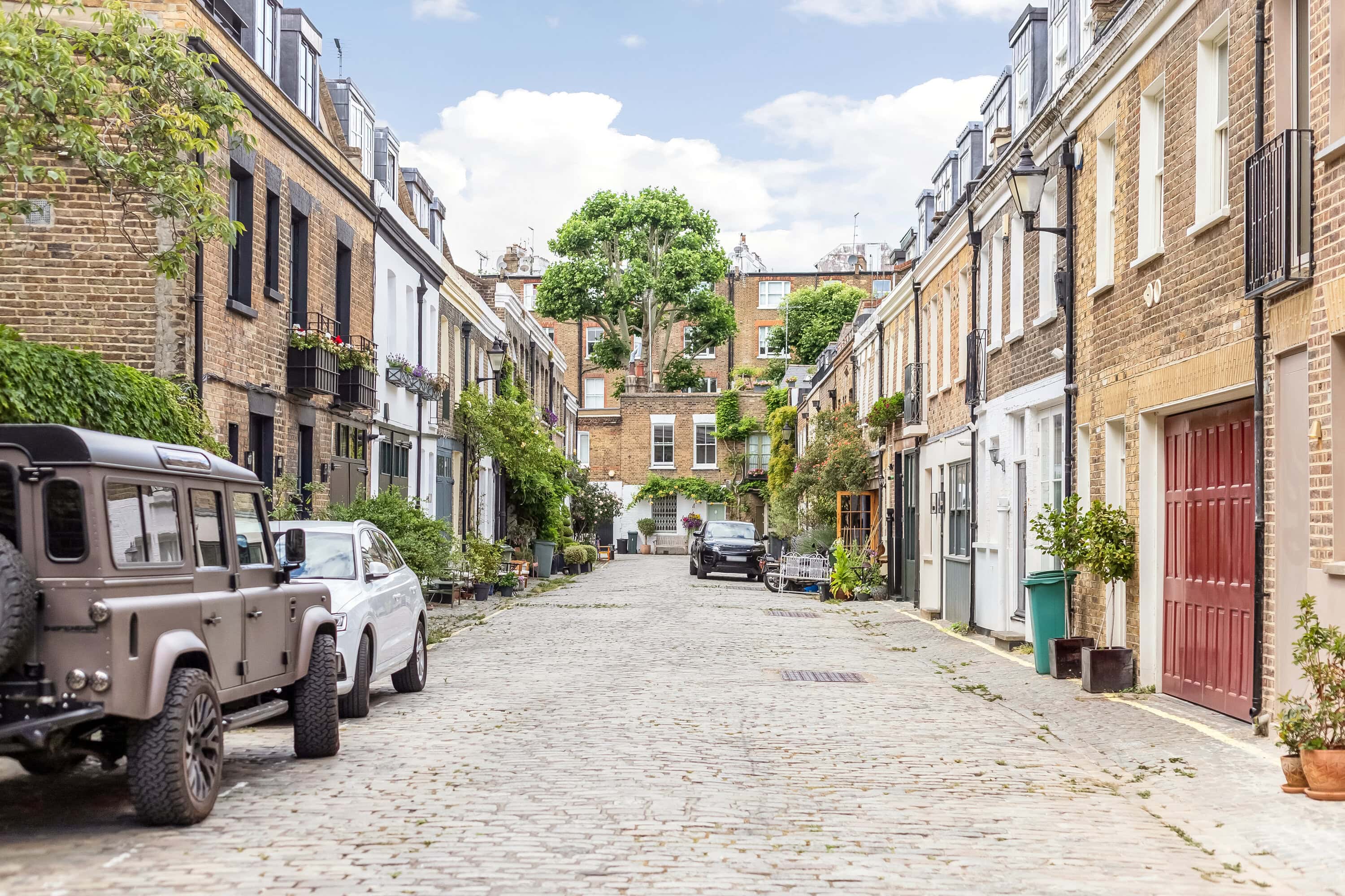 Pindock Mews, where this exceptional mews house for sale is located, is a uniquely characterful enclave in the heart of Maida Vale.